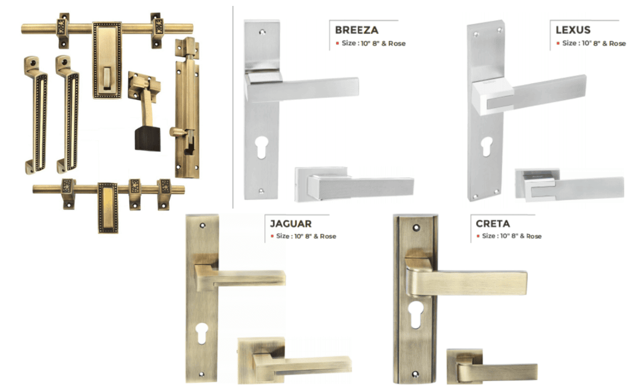 Elevate Your Spaces with Brass Door Fittings from Srivari Agencies - Cover Image